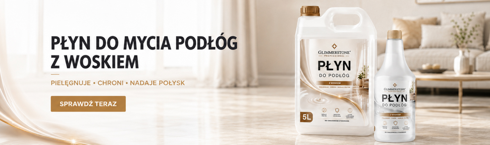 Płyn do Mycia Podłóg z Woskiem