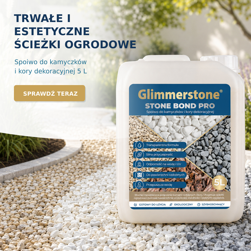 Spoiwo Stabilizator do Kamienia  Żwiru Kory 5L