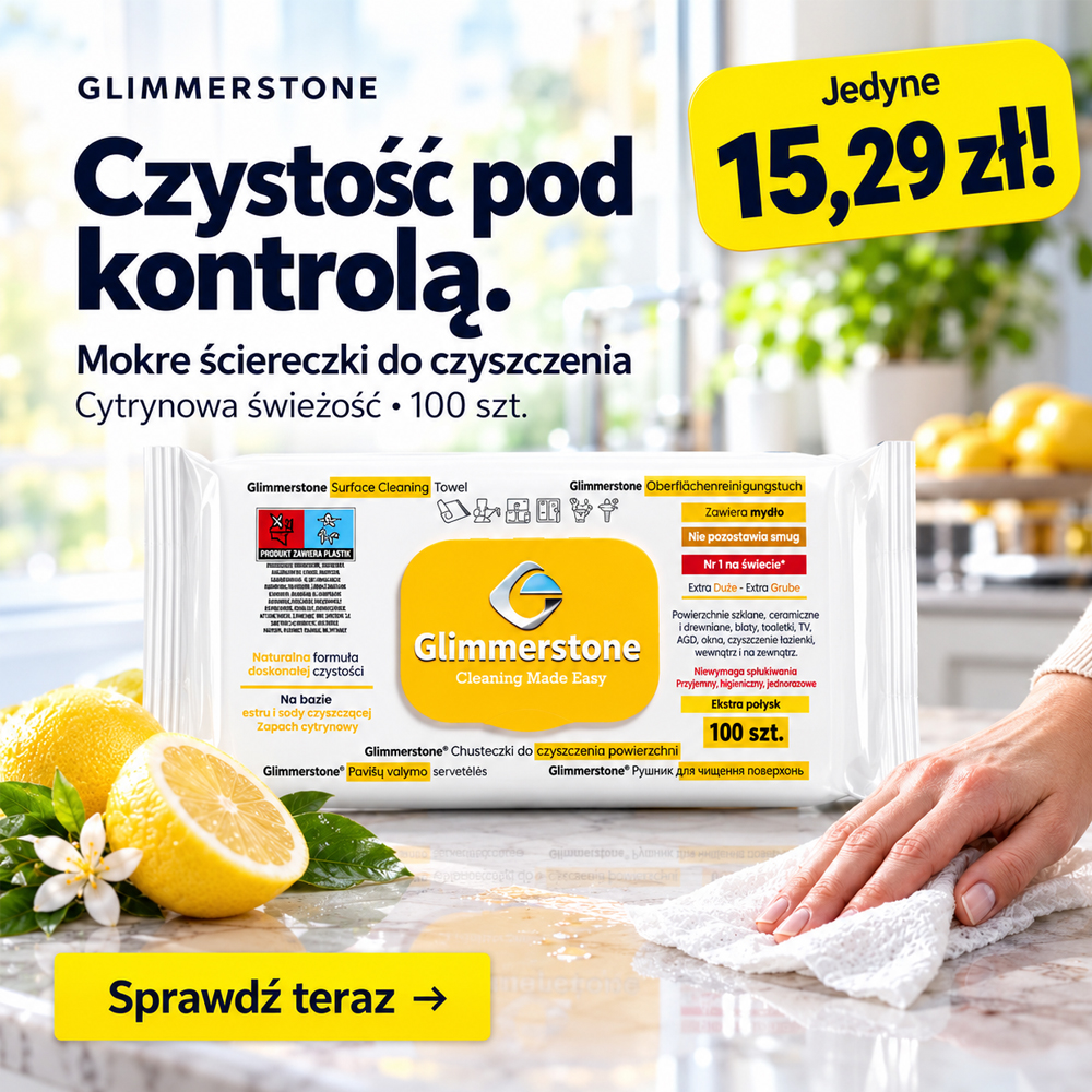 mokre chusteczki do czyszczenia 