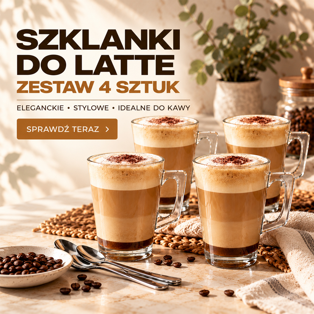 szklanki latte
